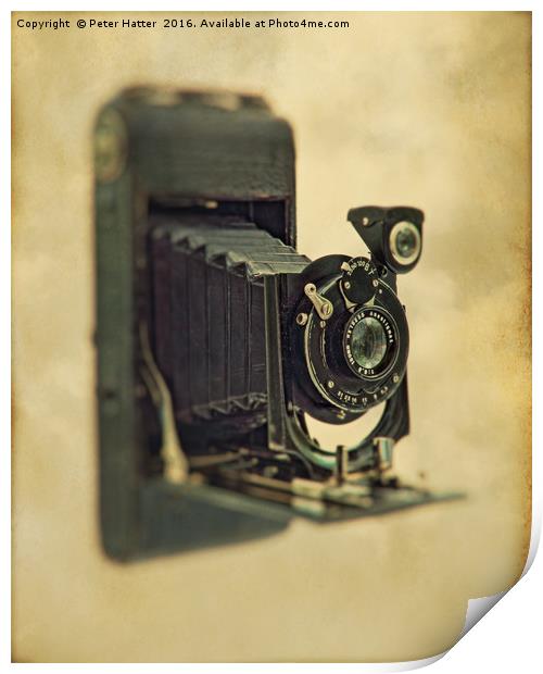 An old bellows Camera Print by Peter Hatter
