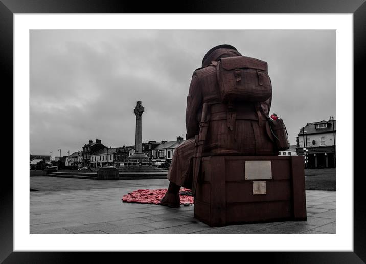 Seaham Tommy Framed Mounted Print by Northeast Images