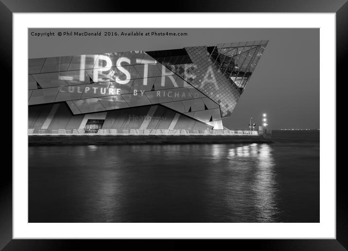 The Deep in Hull, Screen Test on the Humber Framed Mounted Print by Phil MacDonald