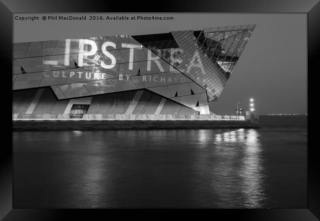 The Deep in Hull, Screen Test on the Humber Framed Print by Phil MacDonald