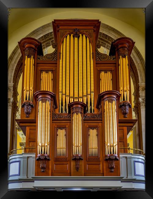 Organ Pipes, Waterford, Ireland Framed Print by Mark Llewellyn