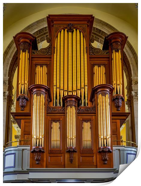 Organ Pipes, Waterford, Ireland Print by Mark Llewellyn