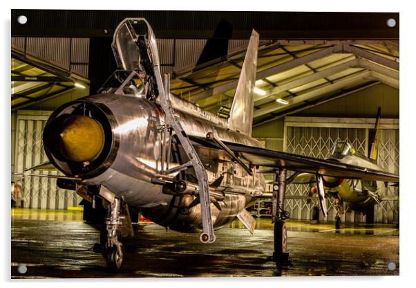 English Electric Lightning QRA shed Acrylic by Oxon Images