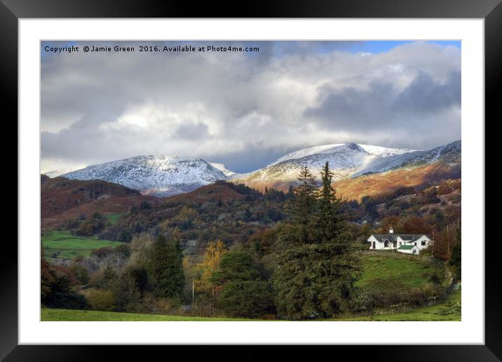 Autumn In The Lake District Framed Mounted Print by Jamie Green
