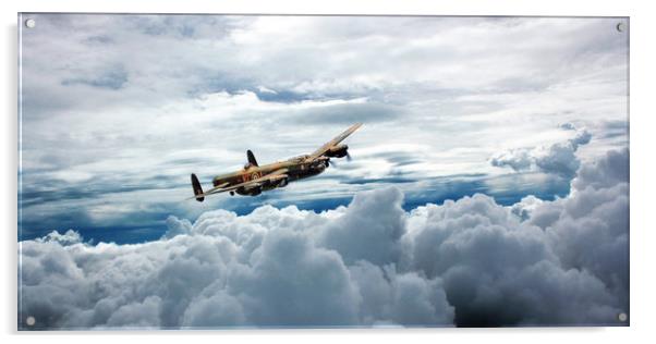 Lancaster Bomber Acrylic by J Biggadike