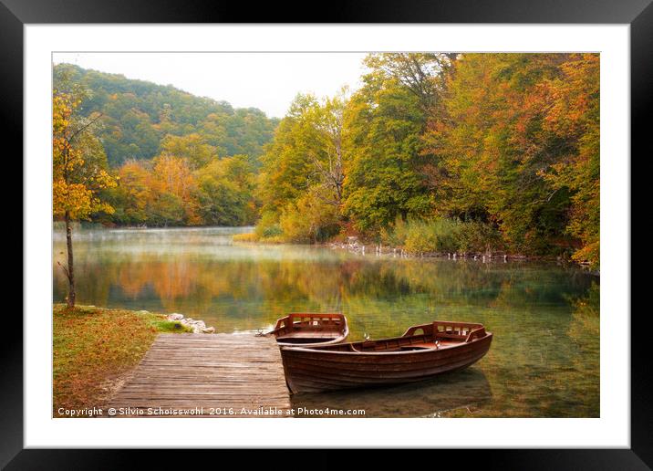Plitvice Framed Mounted Print by Silvio Schoisswohl