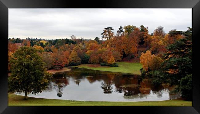 Autumn Reflections Framed Print by laurence hyde