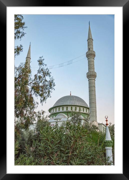 Fatith Mosque in Side Framed Mounted Print by Antony McAulay