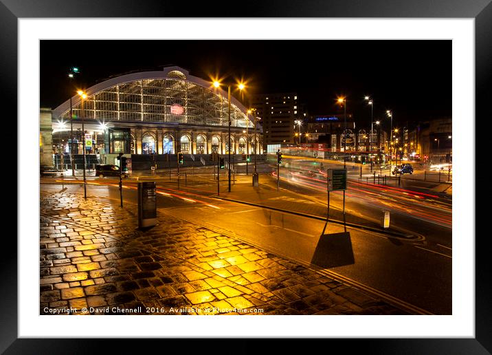 Lime Street Station Framed Mounted Print by David Chennell