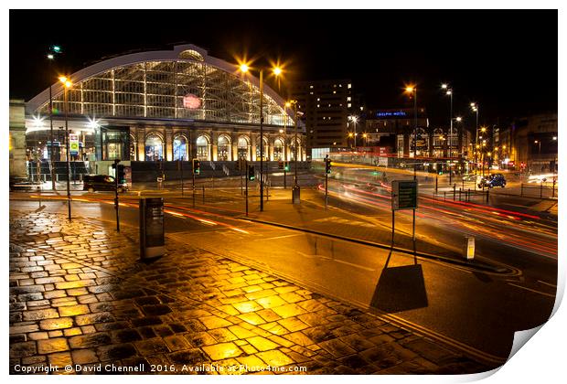 Lime Street Station Print by David Chennell