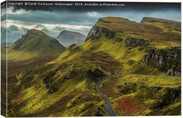 The Quiraing In November Canvas Print by Sandi-Cockayne ADPS
