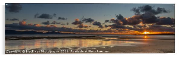 Sunset Llanddwyn Bay, Anglesey Acrylic by Black Key Photography