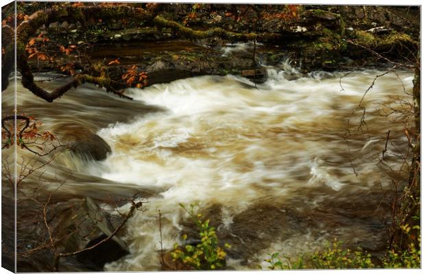 POWER OF WATER Canvas Print by andrew saxton