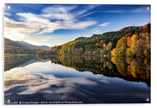 Loch Tummel - Perthshire, Scotland Acrylic by Craig Doogan