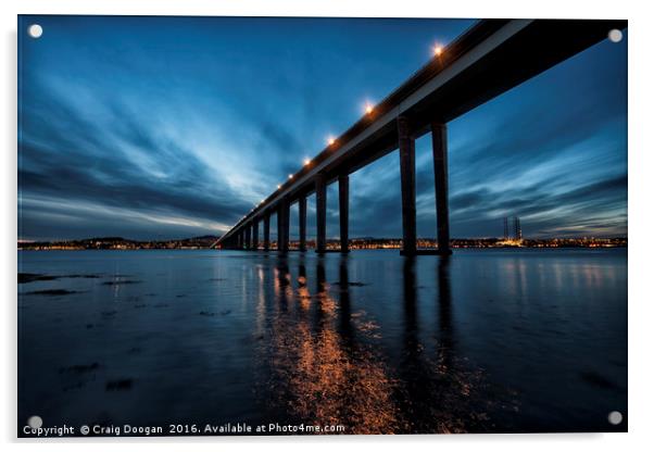 Dundee City Blues Acrylic by Craig Doogan