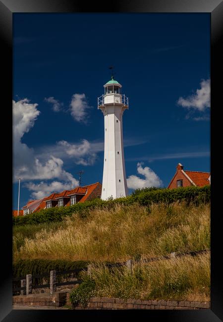 Ronne Lighthouse Framed Print by Thomas Schaeffer