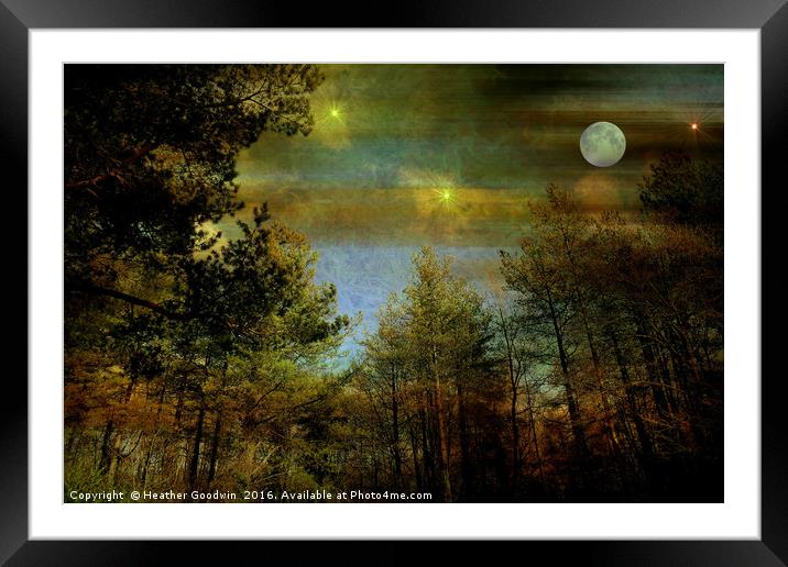 Reach for the Skies. Framed Mounted Print by Heather Goodwin