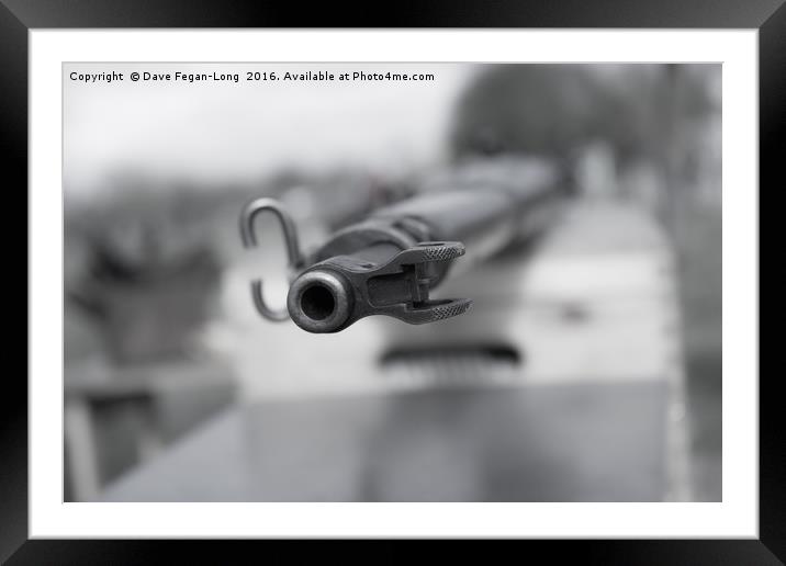 Lee-Enfield Rifle Framed Mounted Print by Dave Fegan-Long