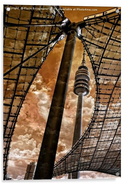 Tower Acrylic by Florin Birjoveanu