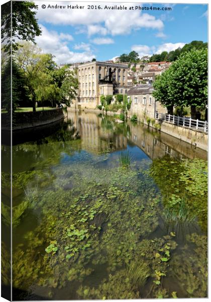 Abbey Mill, Bradford on Avon, Wiltshire, UK Canvas Print by Andrew Harker
