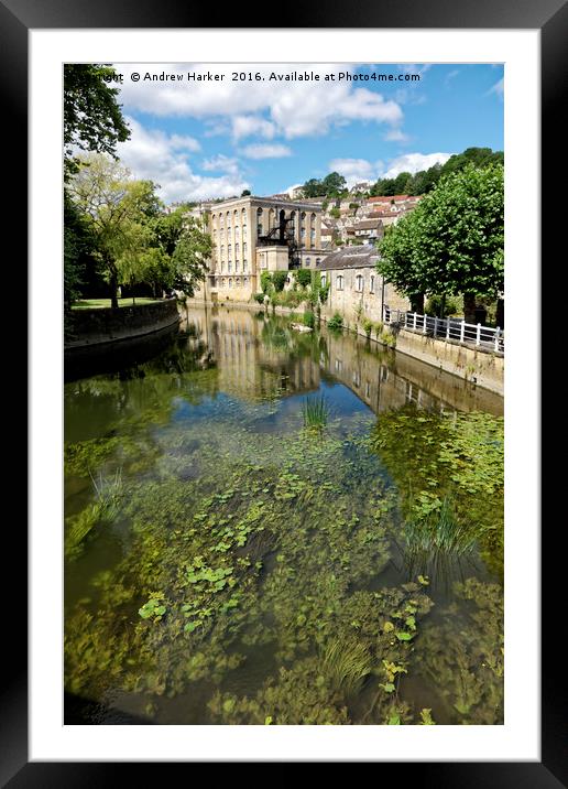 Abbey Mill, Bradford on Avon, Wiltshire, UK Framed Mounted Print by Andrew Harker