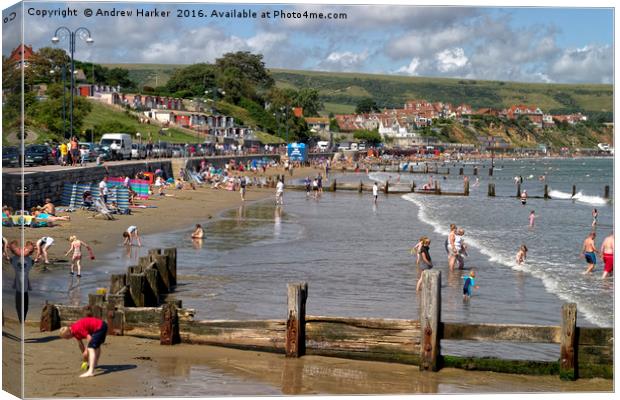 Swanage, Dorset, United Kingdom Canvas Print by Andrew Harker