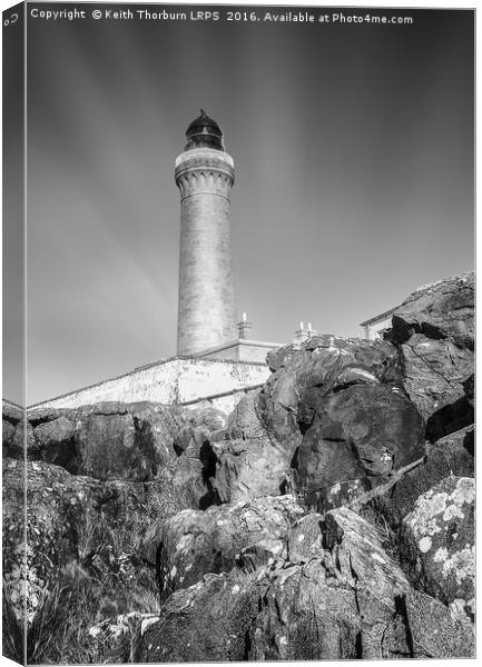 Ardnamurchan Lighthouse Canvas Print by Keith Thorburn EFIAP/b
