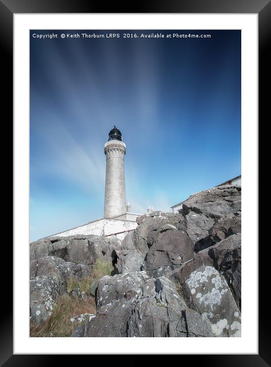 Ardnamurchan Lighthouse Framed Mounted Print by Keith Thorburn EFIAP/b