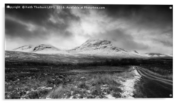 Glencoe Mountains Acrylic by Keith Thorburn EFIAP/b