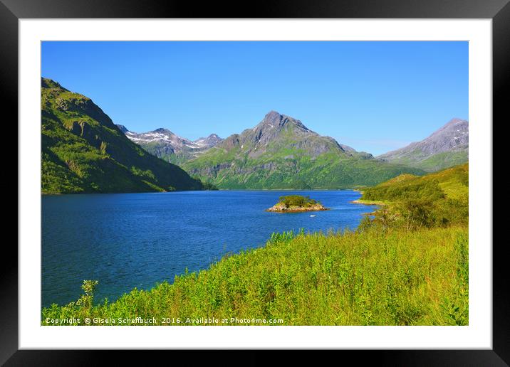 A Sunny Day in the Far North Framed Mounted Print by Gisela Scheffbuch