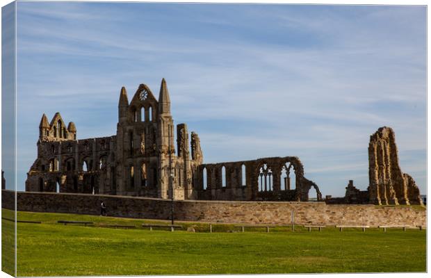 Whitby Abbey Canvas Print by Thomas Schaeffer