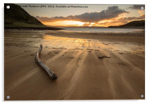 Ardslignish Bay Sunset Acrylic by Keith Thorburn EFIAP/b