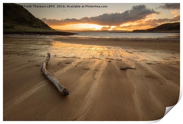 Ardslignish Bay Sunset Print by Keith Thorburn EFIAP/b