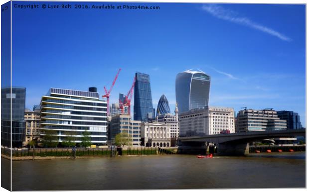 London Skyline Canvas Print by Lynn Bolt