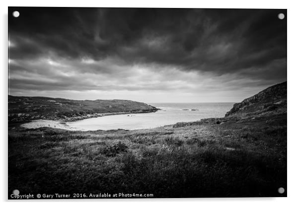 Garenin Bay, Isle of Lewis Acrylic by Gary Turner