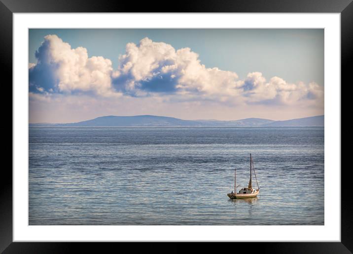 Sailing Framed Mounted Print by Purple OneTwoEight