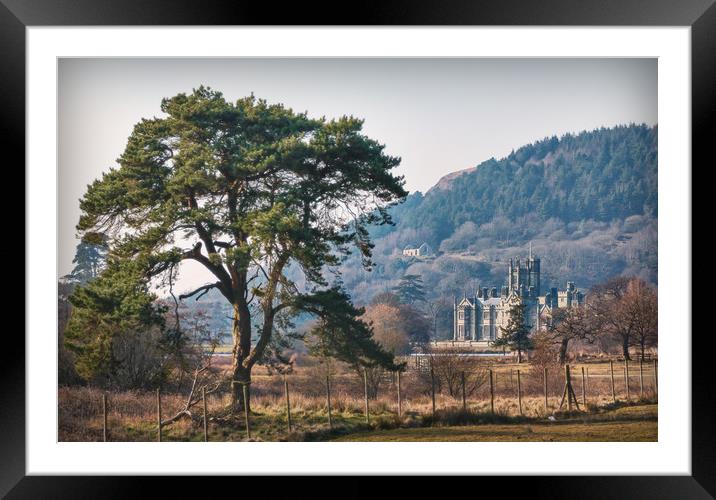 Margam Castle Framed Mounted Print by Purple OneTwoEight