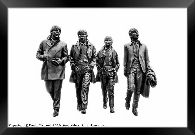 The Beatles Framed Print by Kevin Clelland