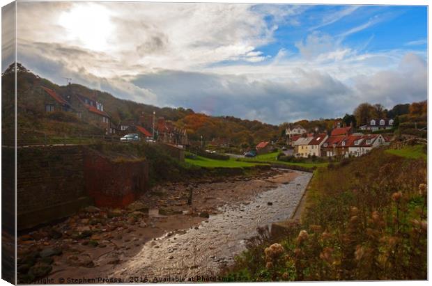 Paradise up the creek Canvas Print by Stephen Prosser