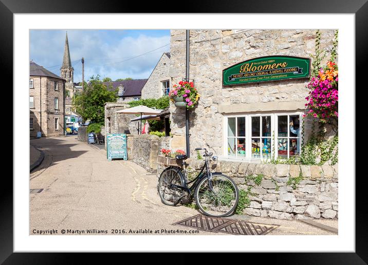 Bakewell, Derbyshire Framed Mounted Print by Martyn Williams