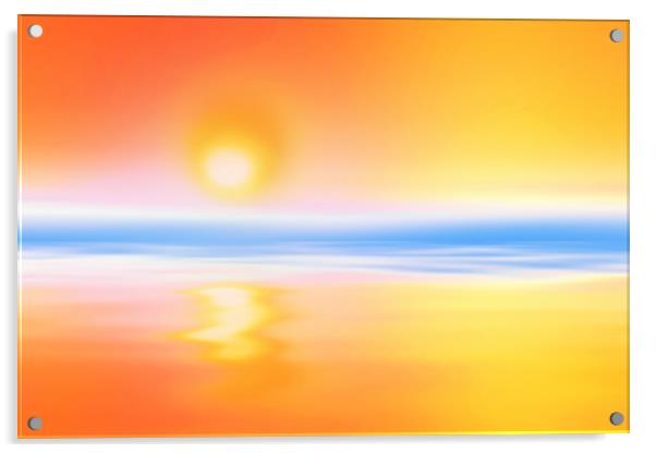 a beautiful Sunrise  Acrylic by Dagmar Giers