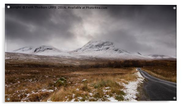 Glencoe Mountains Acrylic by Keith Thorburn EFIAP/b