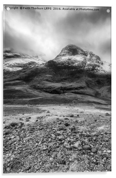 Three Sisters Glencoe Acrylic by Keith Thorburn EFIAP/b