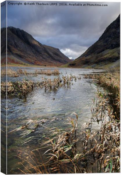 Loch Achtriochtan Canvas Print by Keith Thorburn EFIAP/b