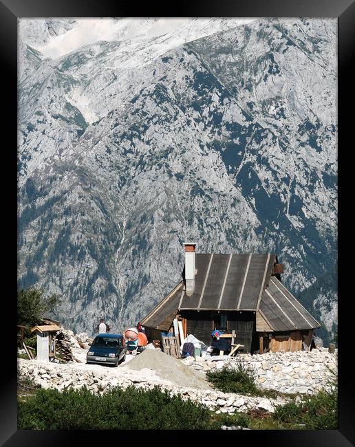 Mountain home Framed Print by Ranko Dokmanovic