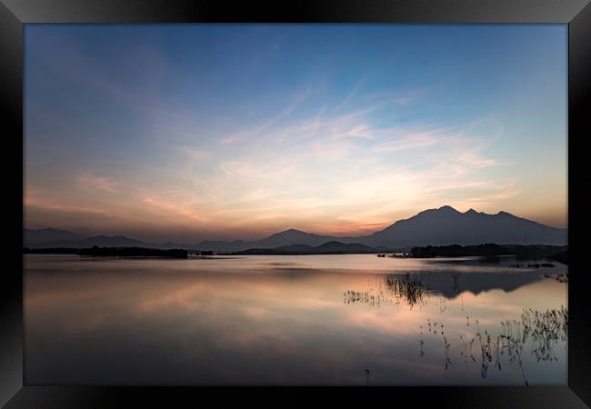 Sunset Framed Print by Pham Do Tuan Linh