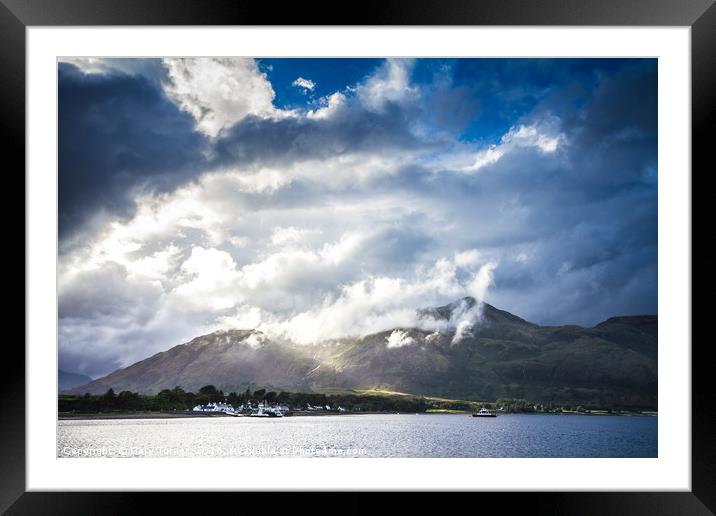 Corran Narrows to Ardgour Framed Mounted Print by Gary Turner