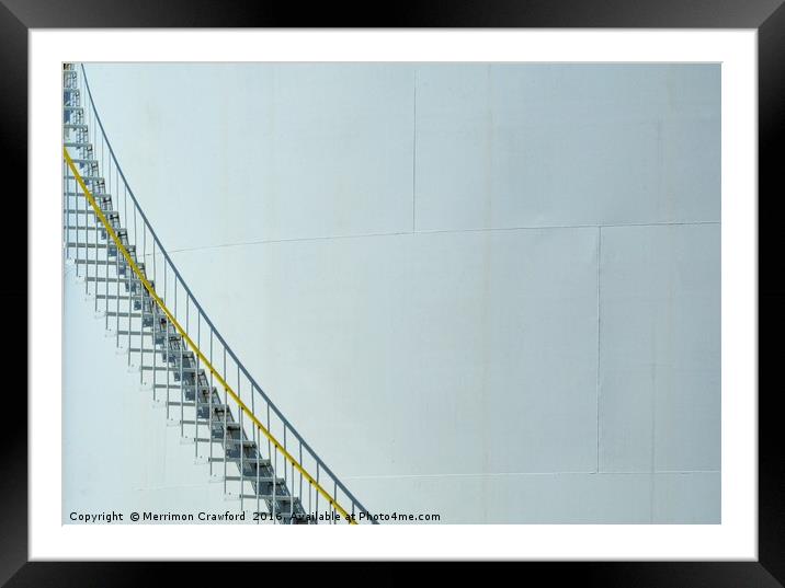 Stairway Framed Mounted Print by Merrimon Crawford