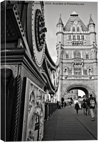 Tower Bridge Canvas Print by Graham Custance