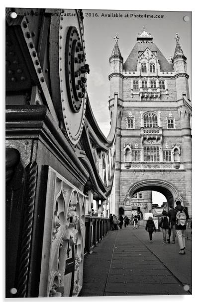 Tower Bridge Acrylic by Graham Custance